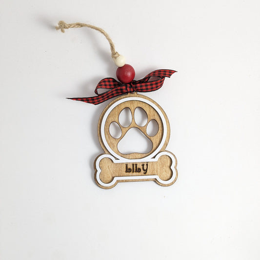 Pre-Order Personalized Dog Ornament