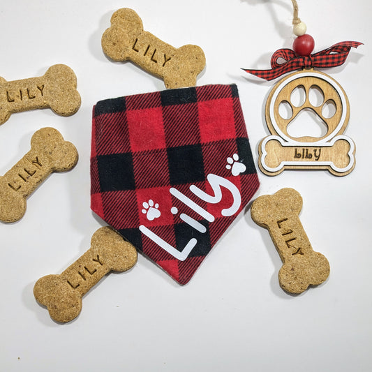 Pre-order Personalized Biscuits & Bandana Bundle